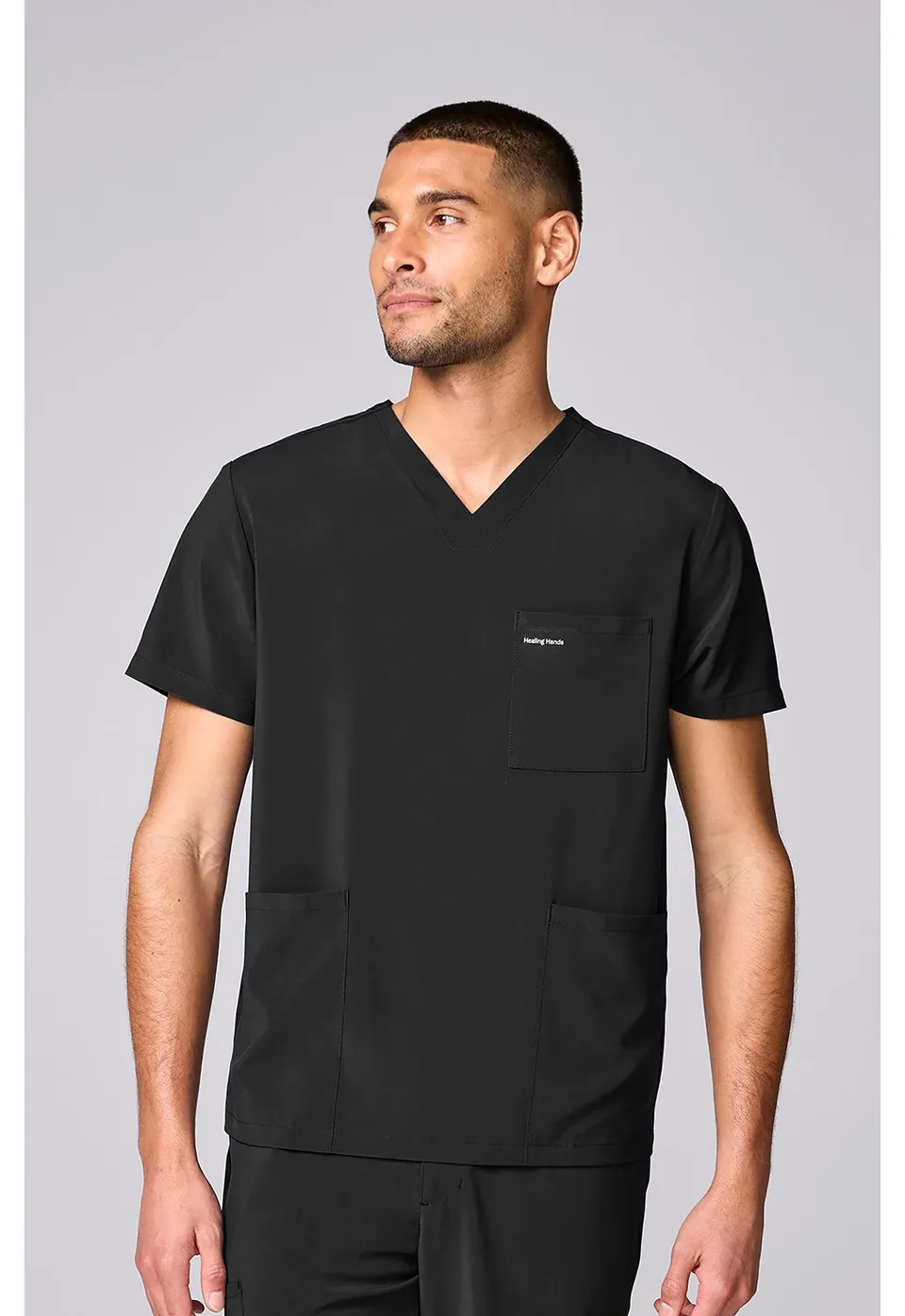 Men's 3 pkt top in BLACK