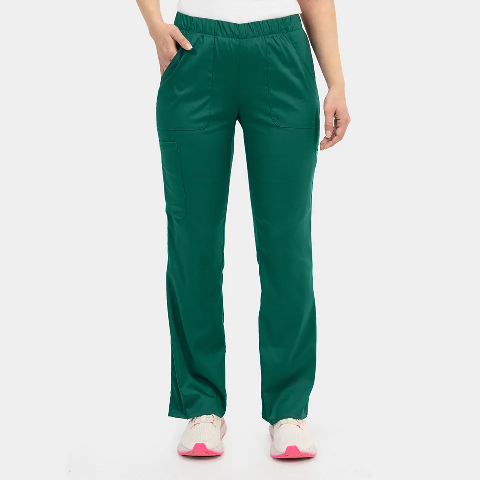 Women's Full Elastic Waistband Pant in Hunter