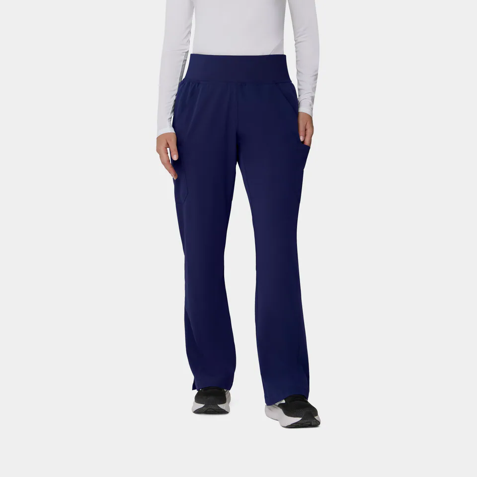 Women's Flare Leg Pant in Navy