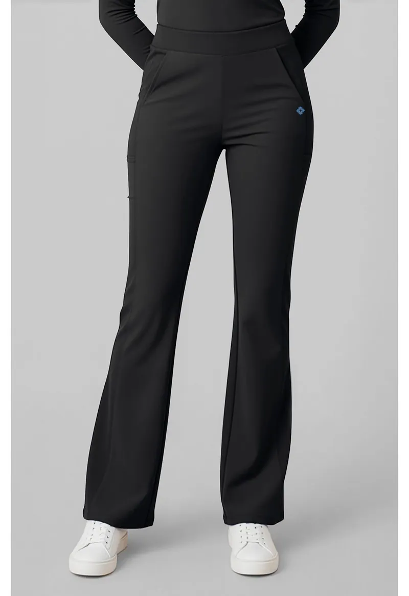 Flare Leg Pant in Black